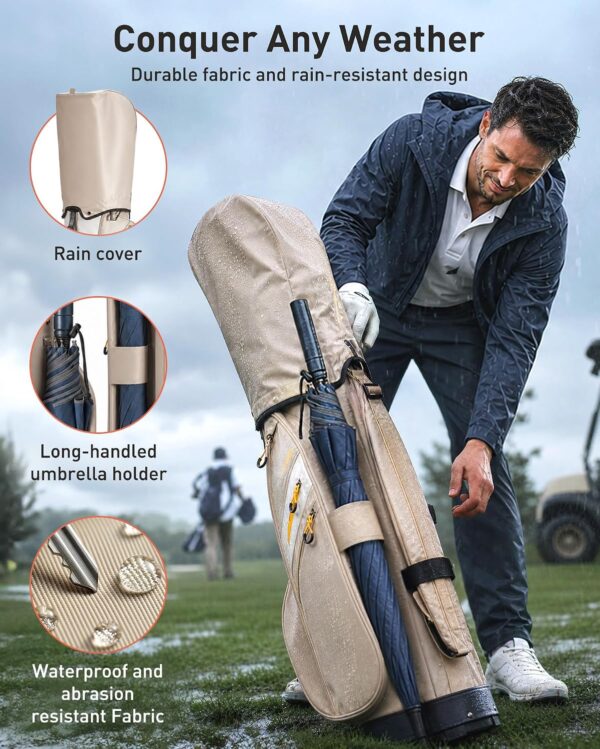 TOURIT Golf Cart Bag with 14-Way Full-Length Dividers