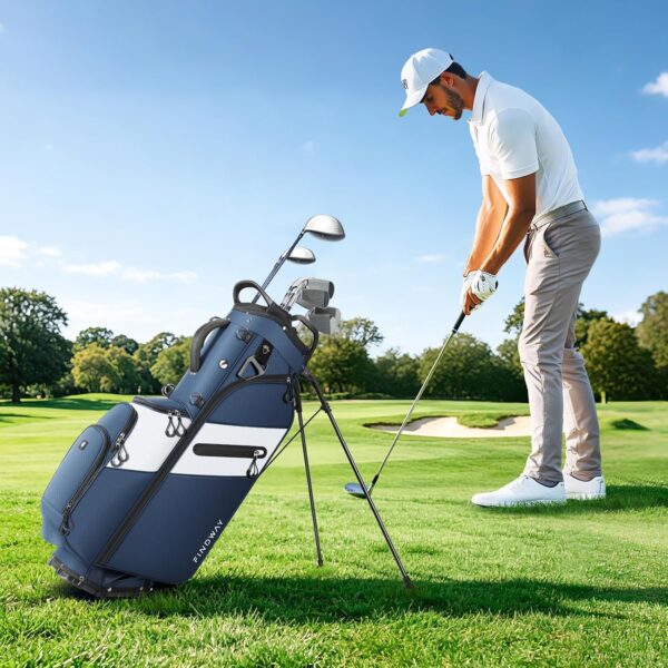 Findway 7-Way Lightweight Golf Stand Bag with Dual Straps