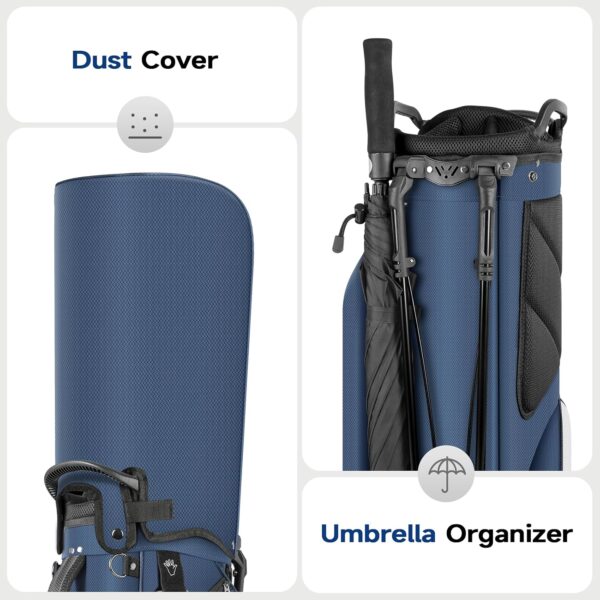 Findway 7-Way Lightweight Golf Stand Bag with Dual Straps
