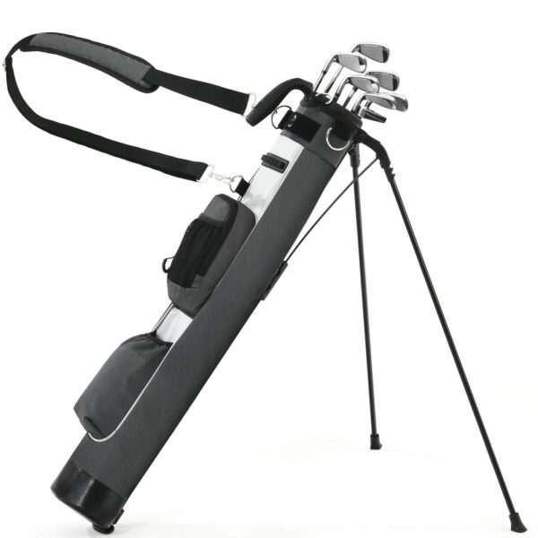 s-l1600-30 Sturdum Golf Stand Bag with 2-Way Dividers Gray